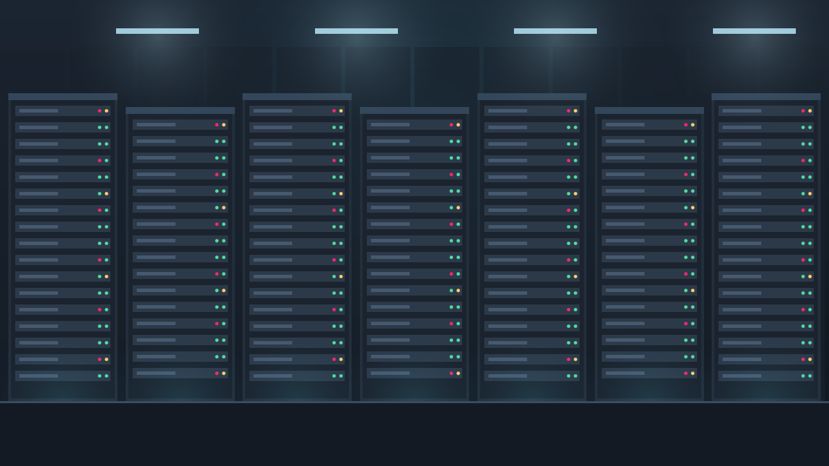 Server-Rack im Rechenzentrum